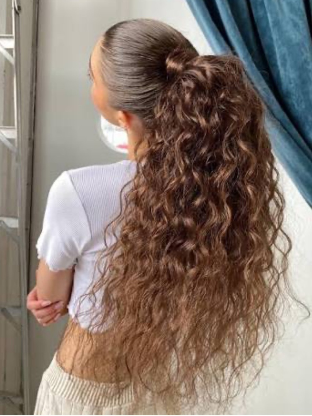 ✨Luxy Curly Hair Ponytail Extension (Human Hair) ✨